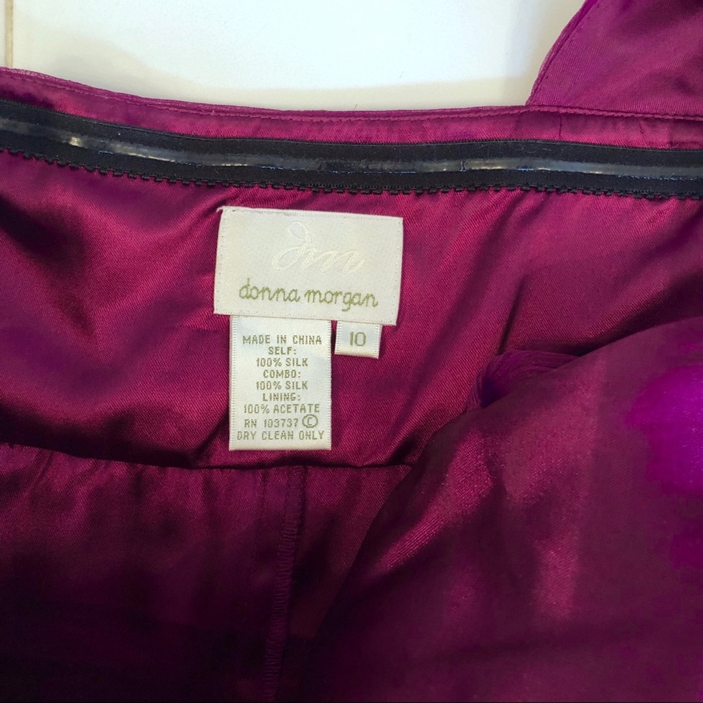Donna Morgan One Strap Cocktail Dress - Picture 2 of 2